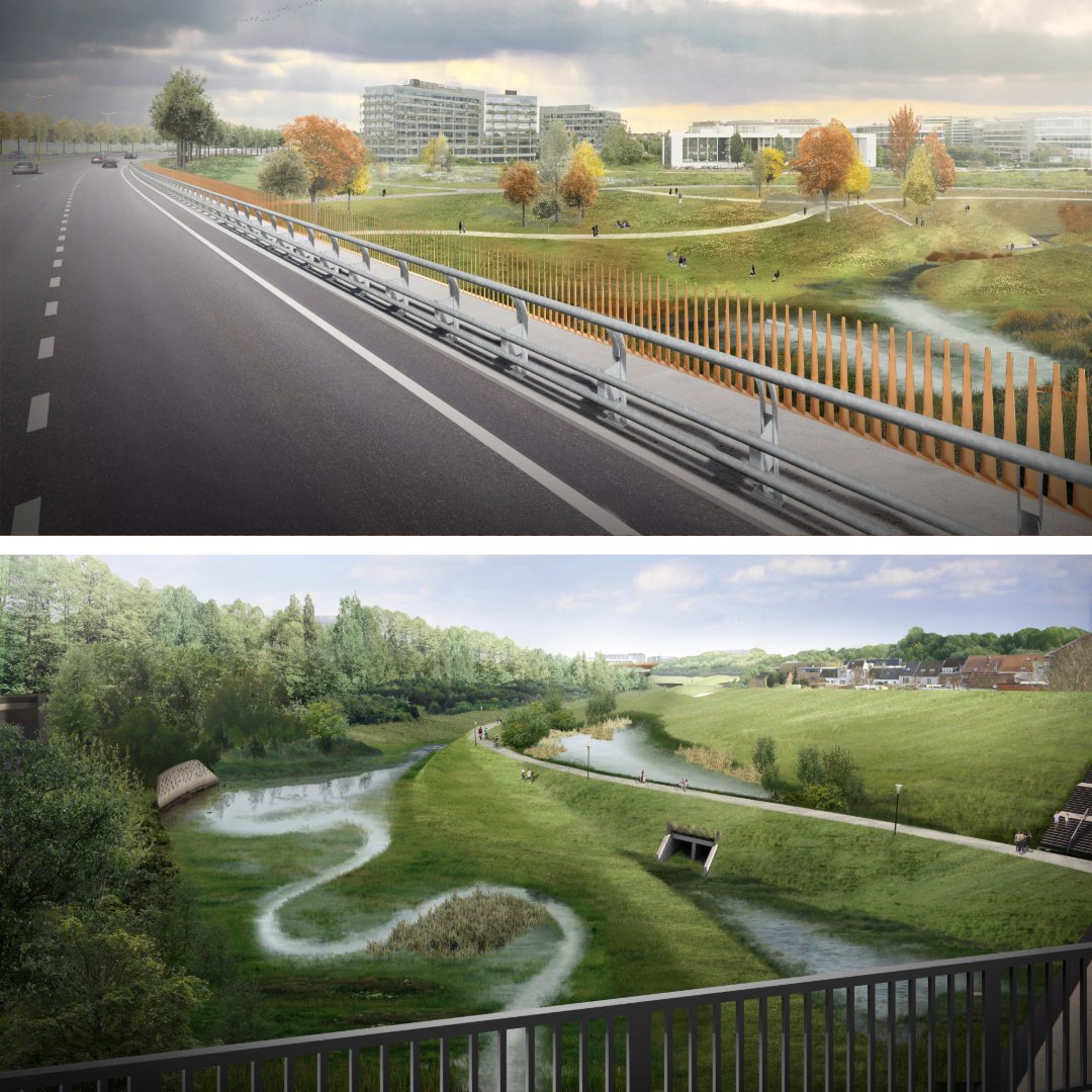 jandenulgroup's tweet photo. #JDNproject •🚦Green light for a big project improving Belgium's road infrastructure🚦
Near Brussels Airport, we'll redevelop the R0xA201 traffic complex with the consortium SPI.R0. Improvements: smoother traffic, more nature and better bicycle infrastructure. https://t.co/WXhpxThuBb