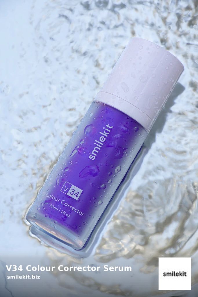 Say goodbye to stains and hello to a brighter smile with V34 Colour Corrector Serum from #smilekit! 🦷✨ Our peroxide-free formula uses colour correcting technology to conceal yellow tones instantly. Grab yours now for just $19.99! 👉 smilekit.biz/products/v34-c… #BRIGHTENING