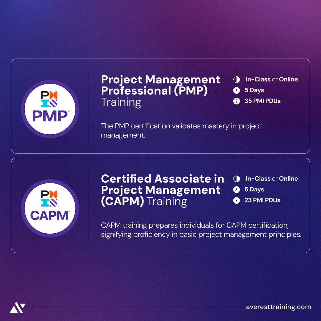 AverestTraining's tweet photo. Project management is evolving faster than ever.

But are you keeping up with the most popular courses?

Here are the top trainings you need this summer!

Visit our website → https://t.co/ek3tLMwMPq 
Contact us today → +90 535 629 88 16

#Averest #PMI #PMP #PMICP #PMIACP #CAPM https://t.co/SOYAkYzPyI