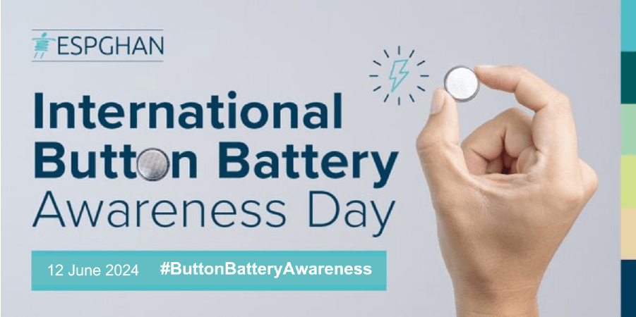 ESPGHANSociety's tweet image. Today is International #ButtonBatteryAwarenessDay! 📅 

Let&apos;s unite to Understand, Identify, and Prevent button battery ingestion in children. Together, we can save young lives. 

Visit our page for essential tips, expert insights, and important updates 🔋🩺
