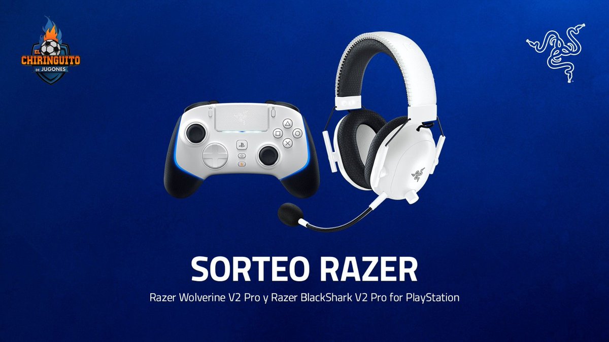 ¡SORTEAZO!

Ya huele a #Eurocopa2024 y queremos que la disfrutes con este gran sorteo #ChiringuitoxRazer de un pack de productos para PlayStation5 🎮

Requisitos:

➡️ Seguir a <a href="/elchiringuitotv/">El Chiringuito TV</a> y <a href="/RazerES/">R Λ Z Ξ R 🇪🇸</a> 

➡️ RT + mencionar a un amigo

➡️ Residir en Península o Baleares

Sorteo