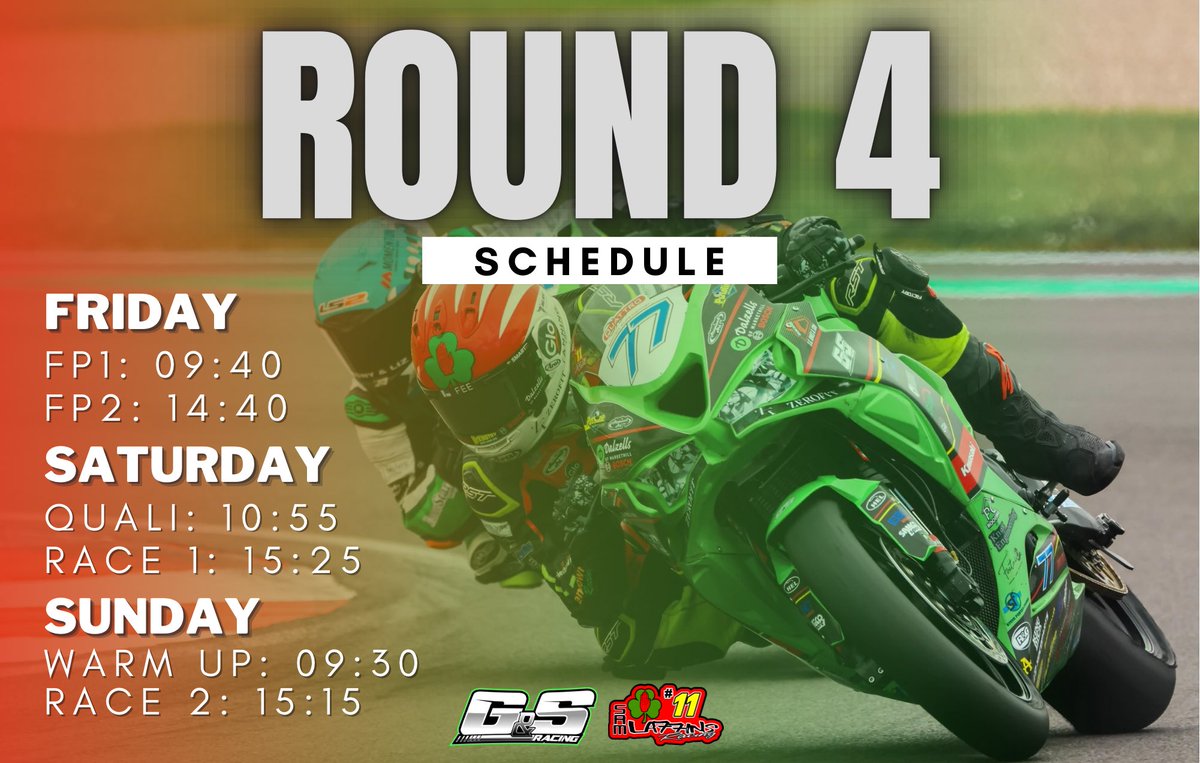 Here’s when we’re out on track this weekend 🏴󠁧󠁢󠁳󠁣󠁴󠁿

#racing #bsb #britishsuperbikes #britishsupersport #supersport #motorsport #knockhill
