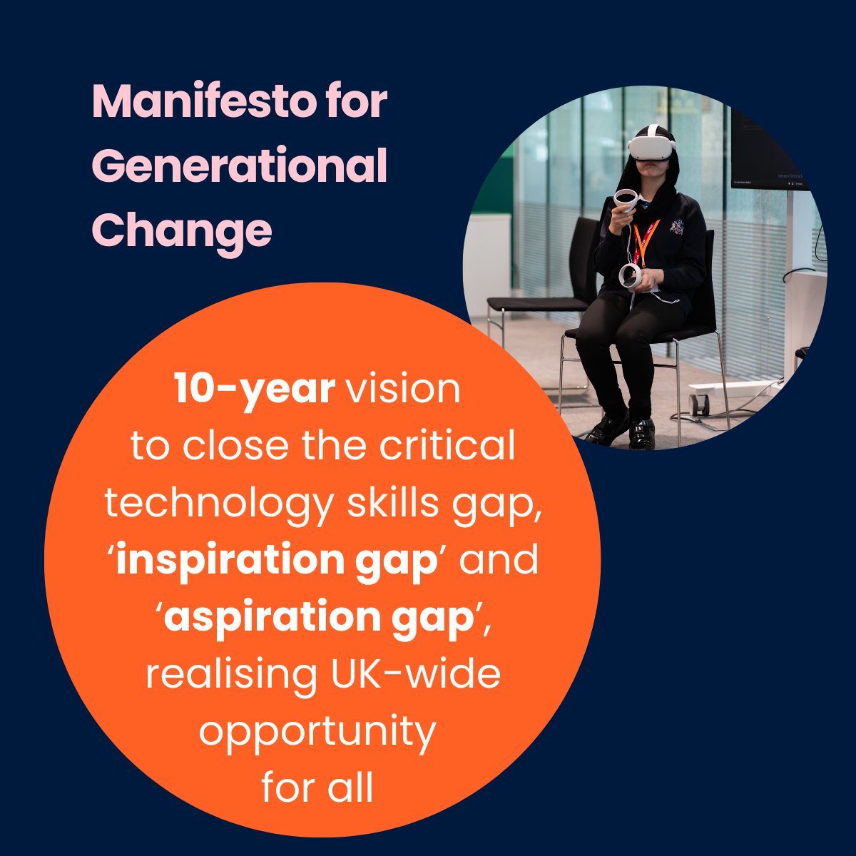 Tech_She_Can's tweet image. 🚀 We're thrilled to unveil our Manifesto for Generational Change!
🌟 3 Pillars | 10-Year Vision 🌟
Read our Manifesto in full here techshecan.org/our-manifesto
#TechSheCanManifesto