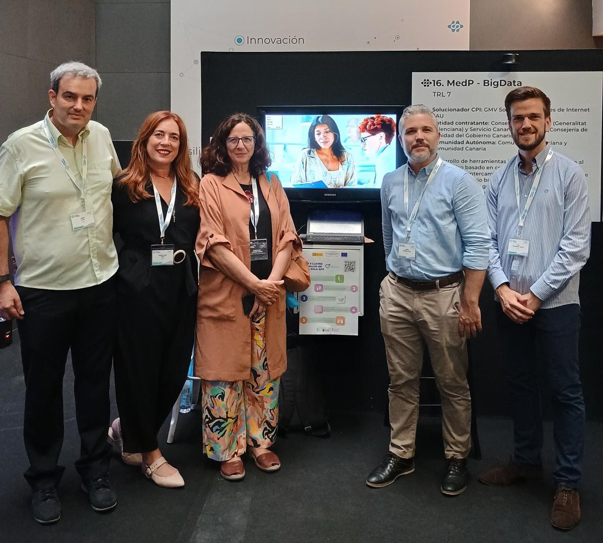 infoGMV_es's tweet photo. Te esperamos en #EspacioCPISalud (@AndaluciaJunta @CDTI_innovacion).
 Ven a conocer los proyectos y prototipos desarrollados bajo el modelo #CompraPúblicaInnovadora en los servicios de #Salud autonómicos de nuestro país.
GMV presenta #MEDEA y #MedPBigData.
https://t.co/peyyIfoPJo https://t.co/BdcQvPojgT