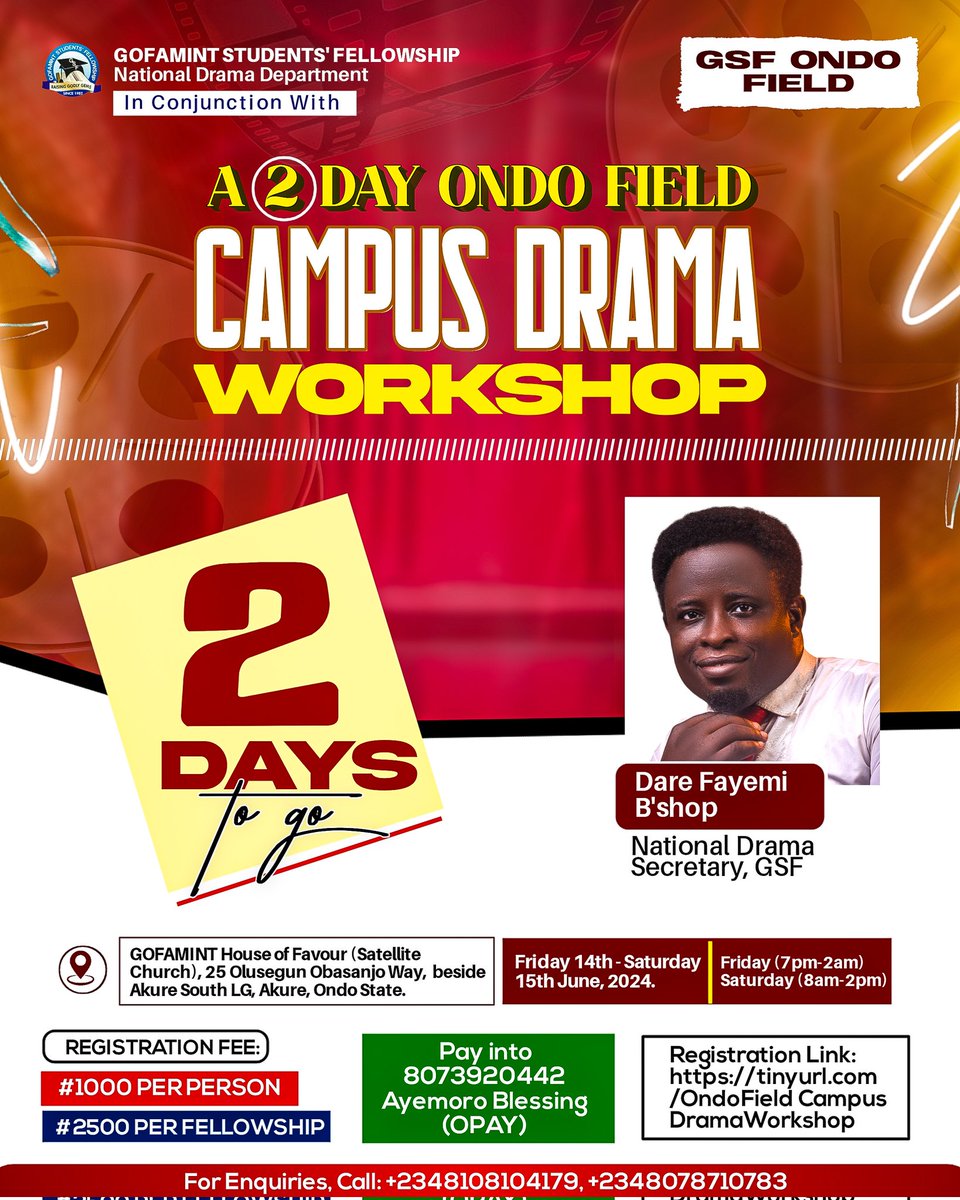 GSF National Drama Department tweet media