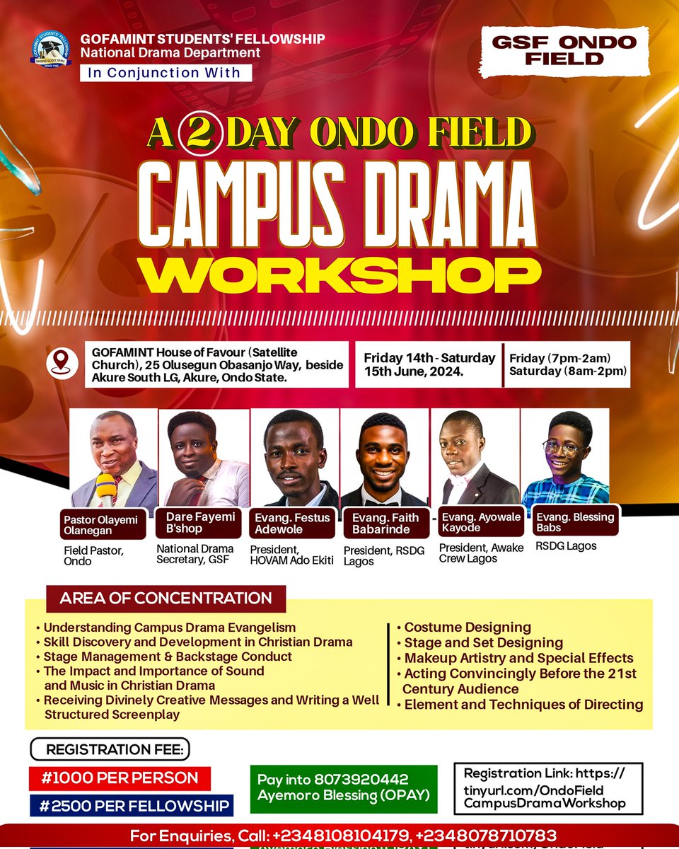 GSF National Drama Department tweet media
