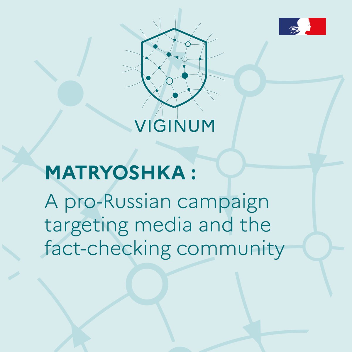 Viginum_Gouv's tweet photo. #VIGINUM releases a technical report on "Matryoshka", a pro-Russian influence operation targeting media and the fact-checking community, observed and documented since late 2023 ➡ https://t.co/zWyFkZDIje https://t.co/dSehyP4Zed