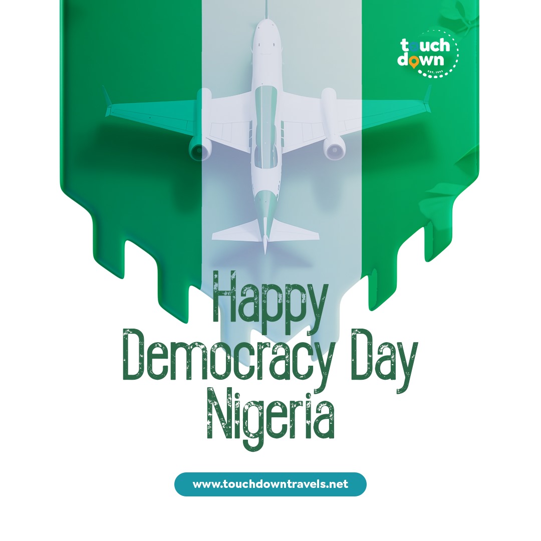 Flytouchdown's tweet image. May the labours of our heroes past never be in vain. Happy Democracy Day, Nigerians.