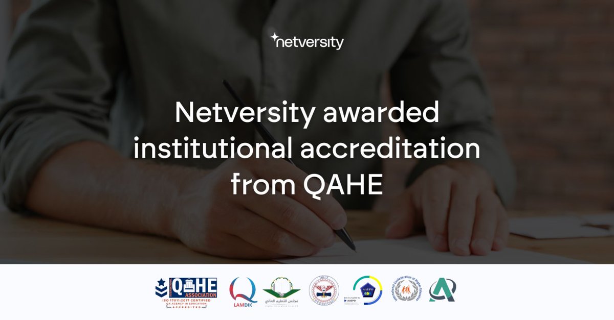 Netversity International proudly announces its latest milestone: official institutional accreditation from the prestigious International Association for Quality Assurance in Pre-Tertiary &amp; Higher Education (QAHE) <a href="/intlqahe/">QAHE</a> based in UK. This accreditation marks a significant