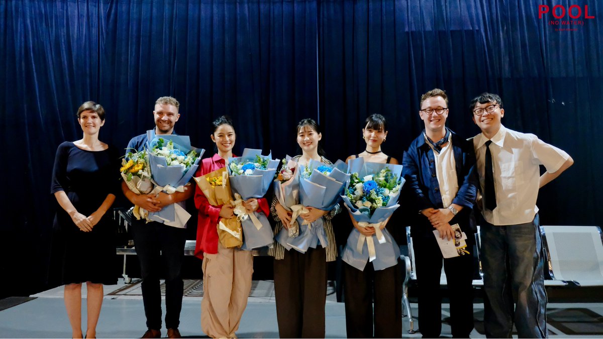 UKinVietnam's tweet photo. 🎭 Ticket is out now: POOL (no water), a captivating and emotional play written by 🇬🇧 Mark Ravenhill, directed by 🇬🇧 John Andrew Cunnington, and performed by 3 young 🇻🇳 Vietnamese actresses. Great to see UK experts help flourish performance art in Viet Nam. https://t.co/rpBvycDida