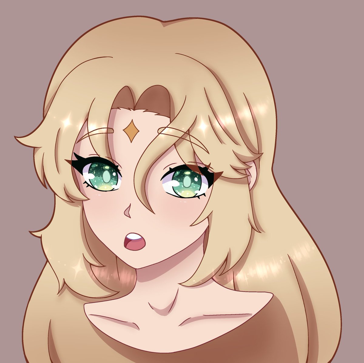 ㅤ
⠀⠀✦⸱࣭amia⠀.⠀

i had to make a couple of expressions for a class activity, so it's a little ironic that i chose the most expressionless oc i have-

but yeah, here she is. (i got lazy and the only thing i changed was the expression.)
ㅤ