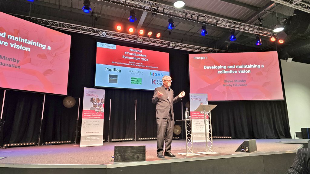 corisande1's tweet image. Wow! A strong and profound start to the day with @steve_munby with a focus on vision. So many takeaways from this. Totally on board with being invitational and the concept of #ServantLeadership. Thank you for the inspiration 🤩
#TrustLeaders #ThrivingTrusts @ForumStrategyUK