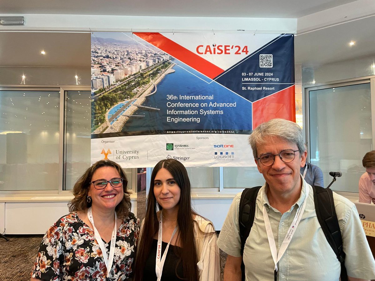 ES3 (@es3_group) on Twitter photo 📢Nuestros compañeros Irene Barba, Carmelo del Valle y Elena Enamorado han presentado sus trabajos en la Conferencia <a href="/CAiSEConf/">CAiSE Conf</a> 📢Nuestros compañeros Irene Barba, Carmelo del Valle y Elena Enamorado han presentado sus trabajos en la Conferencia <a href="/CAiSEConf/">CAiSE Conf</a>