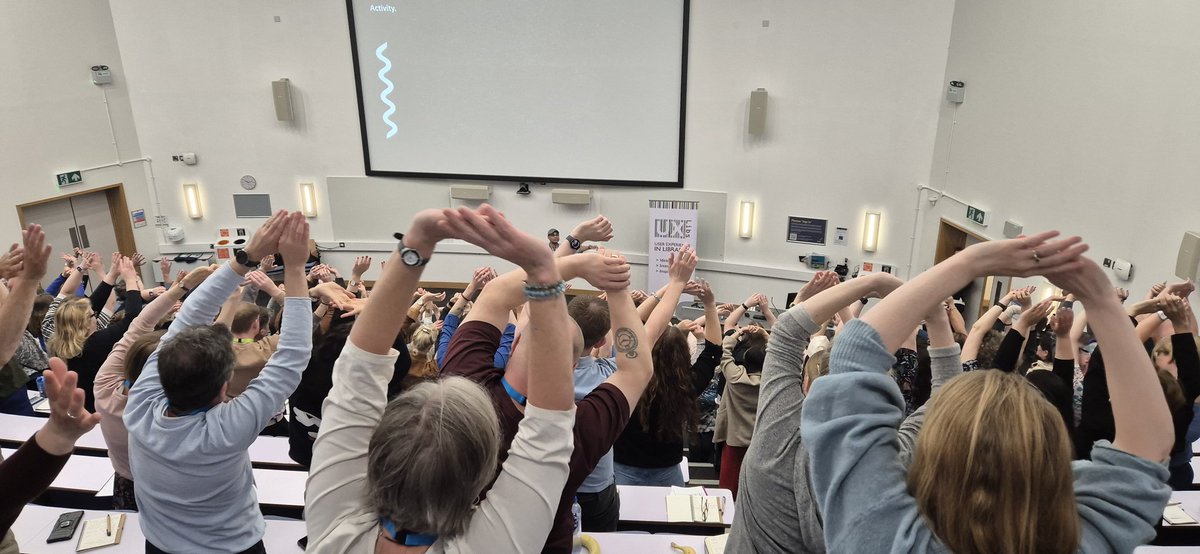 Can't beat a great #uxlibs stretch <a href="/UXLibs/">UX in Libraries</a>