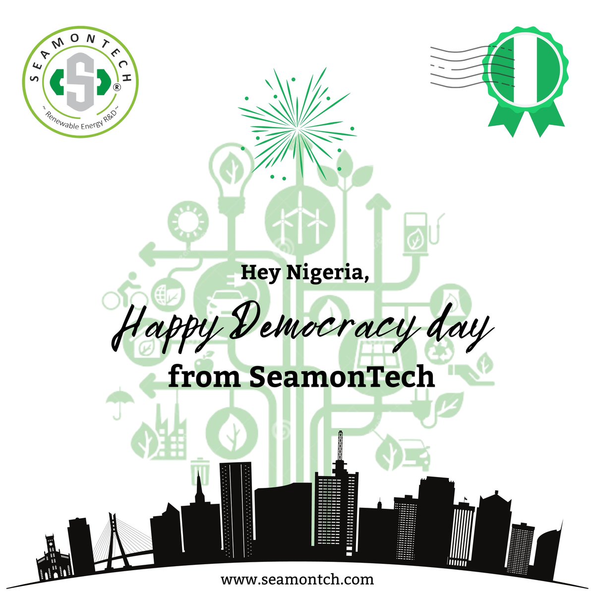 Seam_onTech's tweet photo. Something Green ♻️ is never a Bad thing. Lets Make Nigeria Green Together ♻️💡

HAPPY DEMOCRACY DAY 🇳🇬 https://t.co/9LTAVjav5H