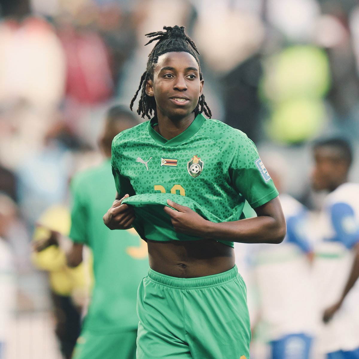 Wolves's tweet photo. Congratulations Tawanda Chirewa on scoring your first international goal! 🇿🇼 https://t.co/W86qNBtu3j