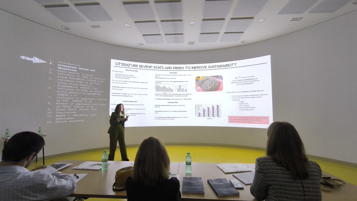 gCONS_UDC (@gcons_udc) on Twitter photo <a href="/GemmaCurrelos/">Gemma Rojo López</a> está defendiendo su tesis "RESEARCH AND NEW SMART TECHNIQUES ON THE CHARACTERISATION OF NEW SELF-COMPACTING CONCRETE WITH INDUSTRIAL WASTES AND FIBRES TO INCREASE ITS SUSTAINABILITY AND SERVICE LIFE" dirigida por <a href="/bgfonteboa/">Belén González Fonteboa</a> y <a href="/fermarabe/">Fernando Martínez</a>
<a href="/CITEEC_udc/">CITEEC - R&I Centre on Civil Eng and Building</a> <a href="/UDC_gal/">Universidade da Coruña</a> <a href="/GemmaCurrelos/">Gemma Rojo López</a> está defendiendo su tesis "RESEARCH AND NEW SMART TECHNIQUES ON THE CHARACTERISATION OF NEW SELF-COMPACTING CONCRETE WITH INDUSTRIAL WASTES AND FIBRES TO INCREASE ITS SUSTAINABILITY AND SERVICE LIFE" dirigida por <a href="/bgfonteboa/">Belén González Fonteboa</a> y <a href="/fermarabe/">Fernando Martínez</a>
<a href="/CITEEC_udc/">CITEEC - R&I Centre on Civil Eng and Building</a> <a href="/UDC_gal/">Universidade da Coruña</a>
