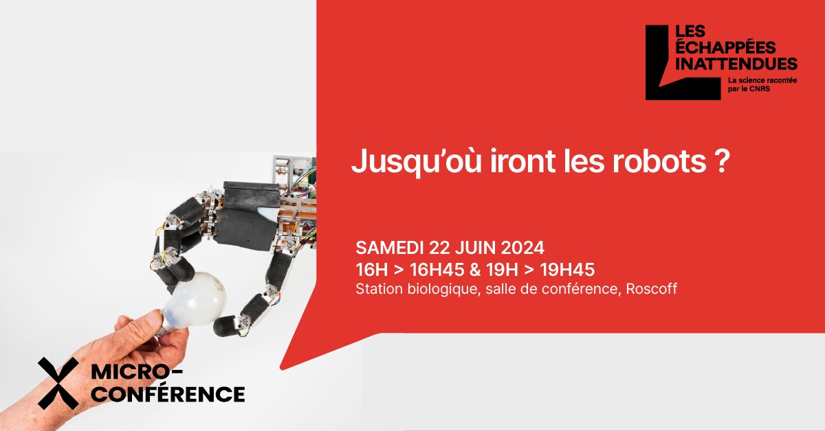 CNRS_dr17's tweet photo. Dans la micro-conférence « Jusqu'où iront les robots ? », découvrez avec les scientifiques du #LS2N, de l'@InstitutPprime et du @LPG_Lab à quoi les robots servent vraiment et comment il sera possible de collaborer avec eux dans le futur. 🤖🧐
▶️https://t.co/tMN9dI8Vic https://t.co/jXHhdkOH0D