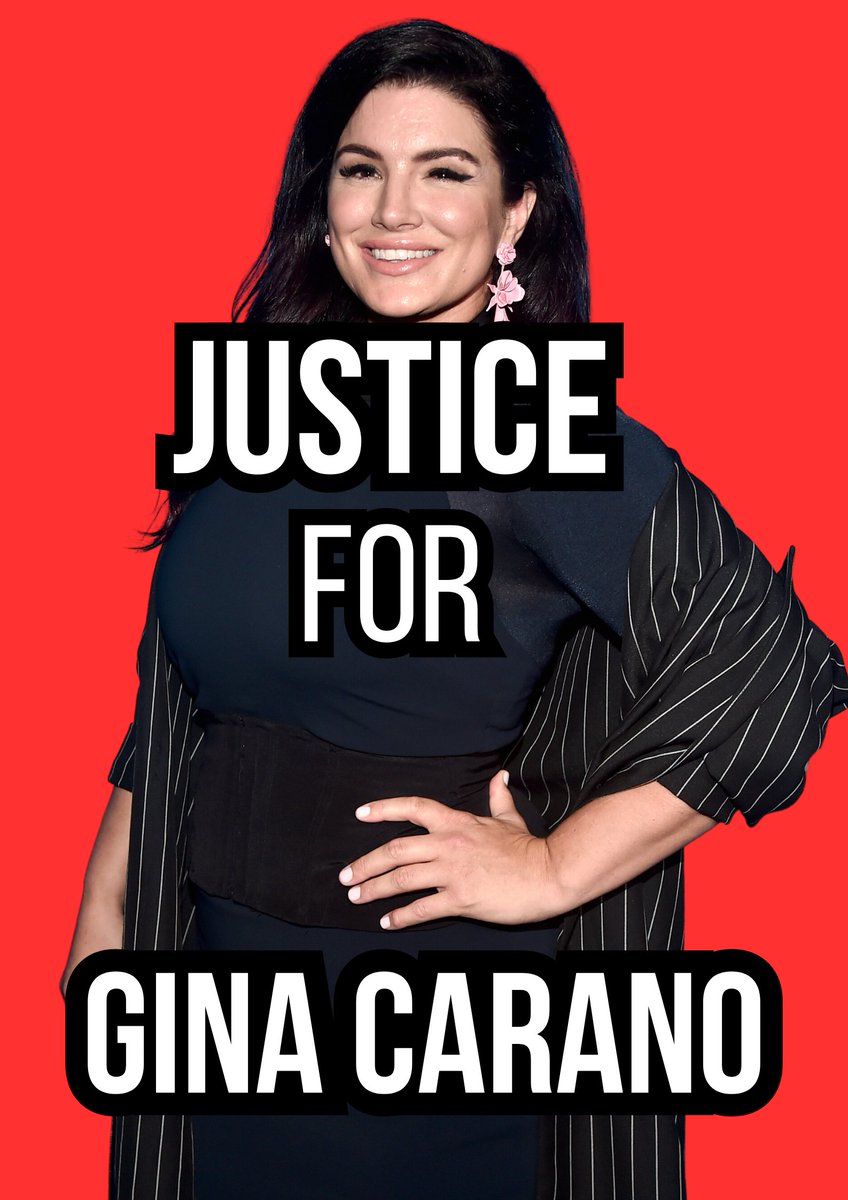 Today <a href="/Disney/">Disney</a>/<a href="/Lucasfilm/">Lucasfilm</a> are attempting a court motion to dismiss the <a href="/X/">X</a>/<a href="/elonmusk/">Elon Musk</a> backed legal case of <a href="/ginacarano/">Gina Carano 🕯</a>.

<a href="/Lucasfilm/">Lucasfilm</a> was unacceptable, putting her life at risk following their public firing.

Today let the real call for JUSTICE be heard online.
#JusticeForGinaCarano🔊