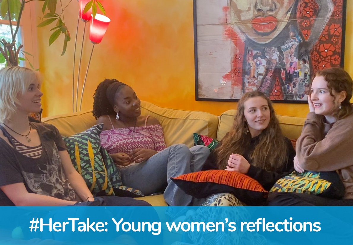 Olive, Sapphire, Shannon and Ffion unite through their voices and stories.

"With shared narratives, we empower each other and aim for our content to connect with other young women in Barnet and beyond."
#hertake #friendships #podcasting 🧡 🎙
⇶ exposure.org.uk/young_peoples_…