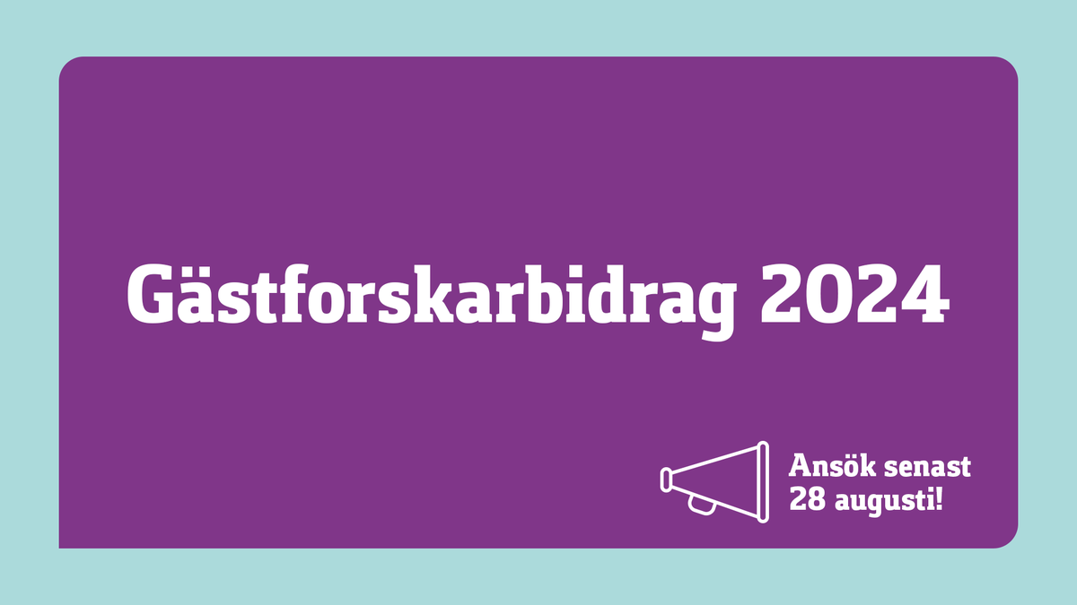 🌍 UTLYSNING | Nu öppnar vår utlysning av bidrag för inresande och utresande gästforskare! Utlysningen ska bidra till utveckling och lärande, samt tillföra kunskap från det internationella forskarsamhället till svensk forskning inom Fortes områden 👉 forte.se/utlysning/gast…