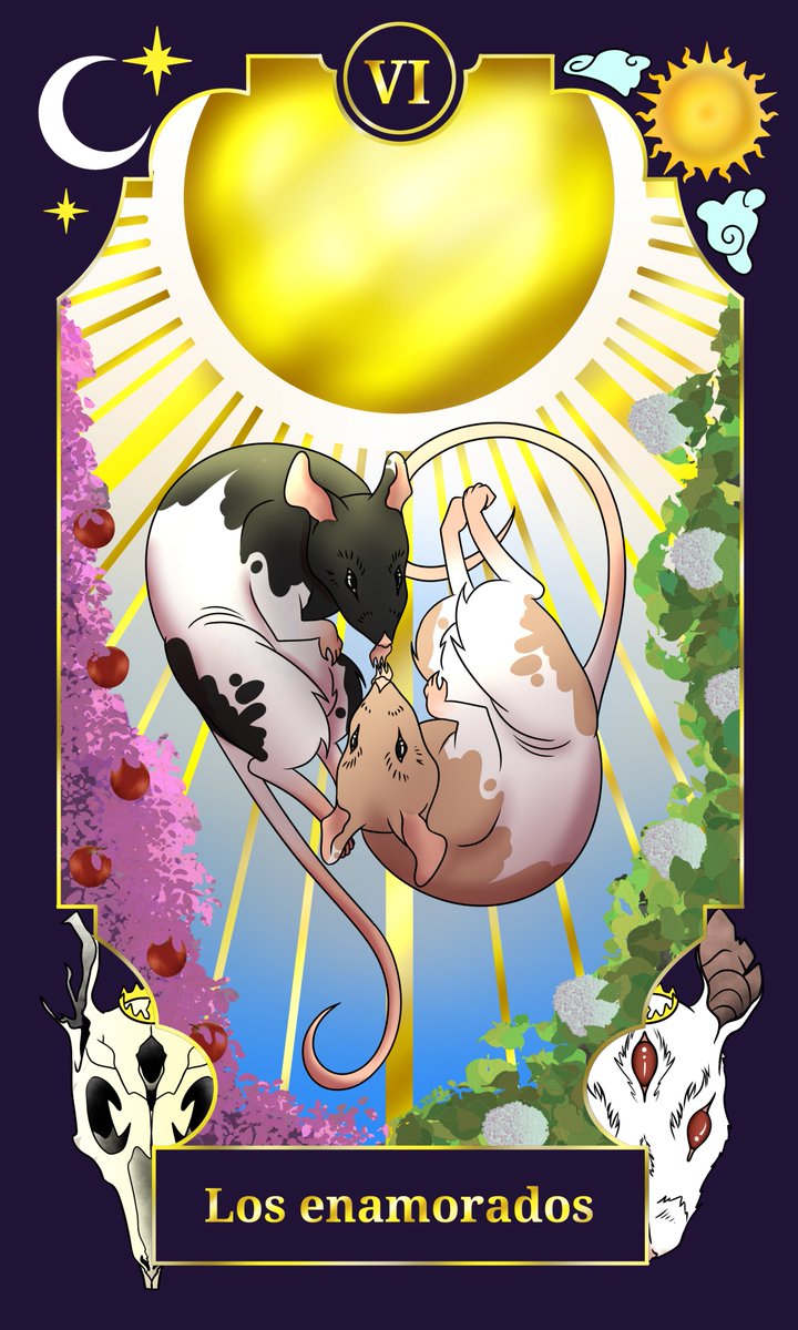 Kuruka_3's tweet photo. ✨🧙‍♀️Tarot de las Ratas🧙‍♀️✨

De momento son solo 4 ilustraciones pero no descarto hacer más ya que las he amado
Espero que os gusten tanto como a mi jeje

#tarot #digitalartists #rat #RatTarot https://t.co/3aeCZkggsr