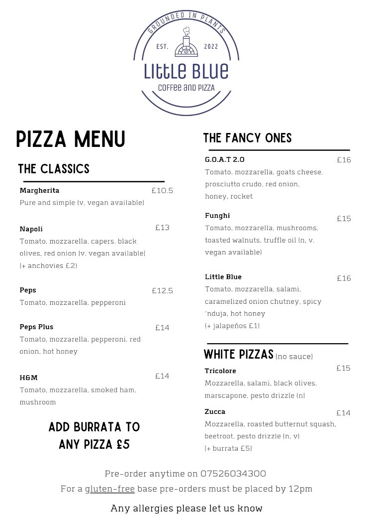 Another Wednesday evening is upon us. Little Blue Pizza will be cooking the best wood fired pizzas around. Dave and El really know their dough and toppings! 5.30-8.30. Eat in or takeaway. 
Cycle from Bath takes 25 minutes on the twin tunnels cycle path.