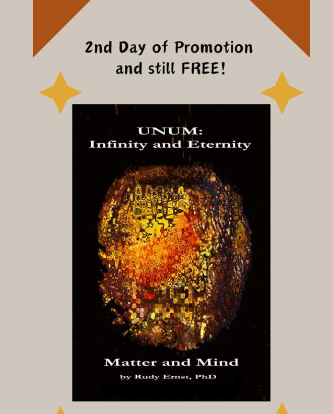 TwBookClub's tweet photo. #BookoftheDay, June 12th -- #NonFiction

Free through the https://t.co/Yt12iAwxMn Review Team AND temporarily FREE on Kindle: 
https://t.co/8N64wtevjJ

UNUM: Infinity and Eternity by Rudy Ernst
Follow the author: @RudyErnst

2nd day of promotion to give readers a chance to read this engaging short book!

#philosophy #science #freebooks