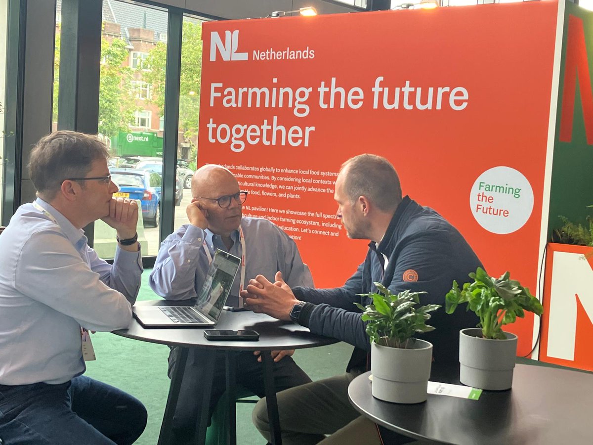Excited for the NL Pavilion #GreenTech2024! Don't miss these sessions today (12 june): j Meet the Xpert - HortiQ &amp; Greenhouse Information System (KIS), sessions about climate &amp; energy and a #IMPACT MeetUp Towards an climate neutral horticulture. Check greentech.nl
