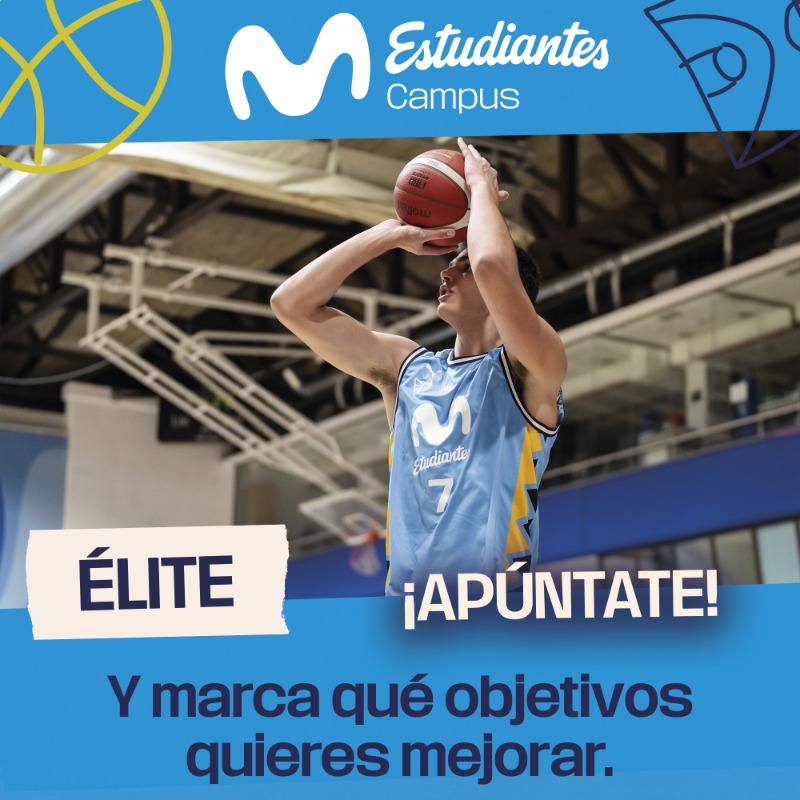 MovistarEstu's tweet photo. 🏀𝐂𝐚𝐦𝐩𝐮𝐬 𝐄́𝐥𝐢𝐭𝐞 🏀

¡Este verano mejora tu juego en Movistar Academy Magariños! 

👇Apúntate al Campus