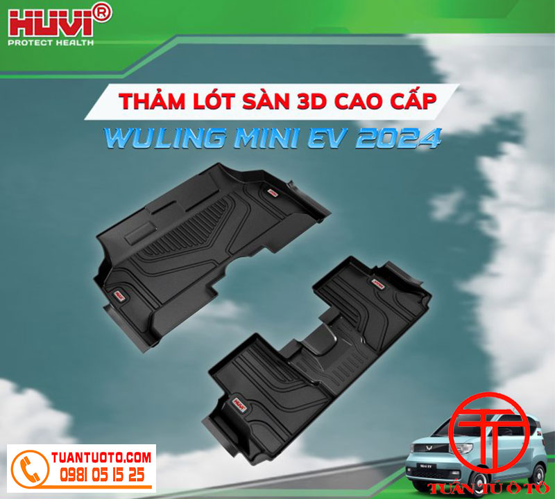 tuantuoto's tweet photo. Lót sàn xe ô tô điện Wuling 3D tràn viền bằng nhựa TPE của HuVi không mùi, không thấm nước https://t.co/DfgvObvbm2 https://t.co/8GySHr3d1F