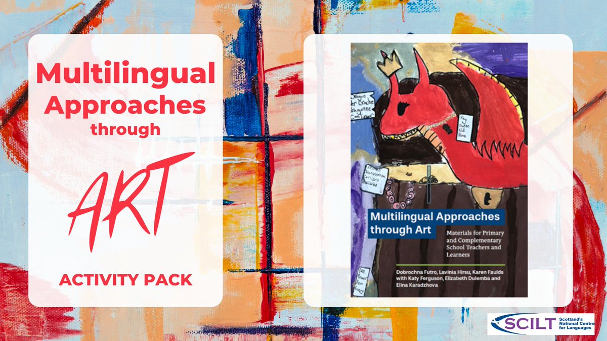 SCILT (@scottishcilt) on Twitter photo We are excited to announce that the new Multilingual Approaches through Art activity pack is now published! This free resource contains 10 activities to inspire teachers to use art-based approaches in teaching languages.
loom.ly/ktaKsII
@KarenSCILT <a href="/dobrochnafutro/">Dobrochna Futro also @dobrochnafutro.bsky.social</a> We are excited to announce that the new Multilingual Approaches through Art activity pack is now published! This free resource contains 10 activities to inspire teachers to use art-based approaches in teaching languages.
loom.ly/ktaKsII
@KarenSCILT <a href="/dobrochnafutro/">Dobrochna Futro also @dobrochnafutro.bsky.social</a>