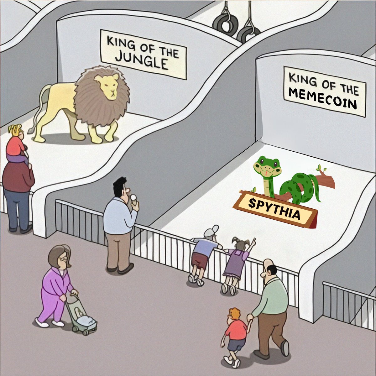 pythiaaicoin's tweet photo. Watch $PYTHIA take $PEPE coins for a walk and show them who's boss! Join the pack at https://t.co/bJN960ED9S and let's fetch some profits together. #PythiaAI #CryptoMeme #CryptoRevolution #AI https://t.co/t0ppRB4z57