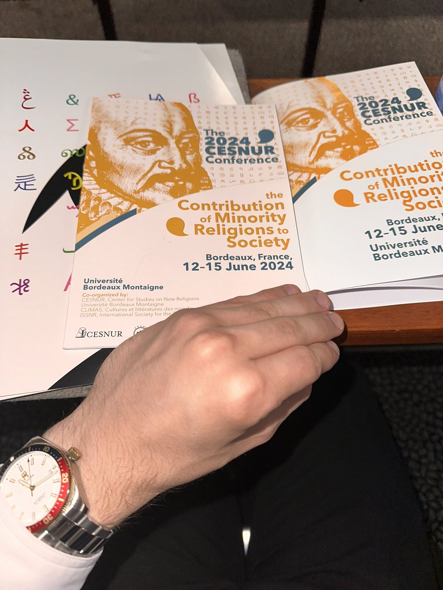 The 2024 CESNUR Conference has officially begun. I am thrilled to be attending my first conference here in Bordeaux 🇫🇷 to hear about a range of new religions and looking forward to my own lecture on Astronism on Friday <a href="/UBMontaigne/">Université Bordeaux Montaigne</a> #CESNUR #NRMs #newreligions