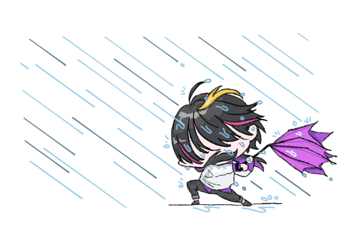 #YaminoArt

雨男…☔️