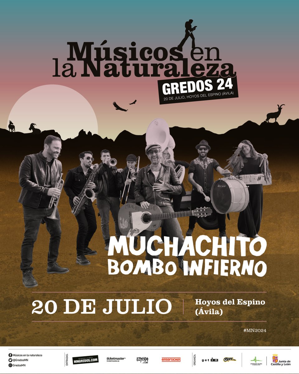 🌿🎼🌞¿Quién quiere disfrutar de la mejor música en plena naturaleza?

¡Te esperamos el 20 de julio en #MN24 con la mejor compañía!:

<a href="/estopaoficial/">Estopa</a> 
<a href="/KikoVeneno/">Kiko Veneno</a> 
<a href="/muchachitobombo/">Muchachito Bombo Infierno</a> 

🎫 ¡Compra tus entradas aquí!: mngredos.com