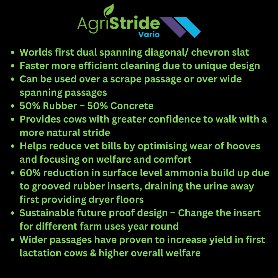 wolfendeninfo's tweet photo. Our newest development of the Agri-Stride📷 range: VARIO!
Aptly named due to its various capabilities, this is a chevron (diagonal) design with the ability to span both 16ft wide or be placed over a scrape channel. https://t.co/6oDWkF9bdM