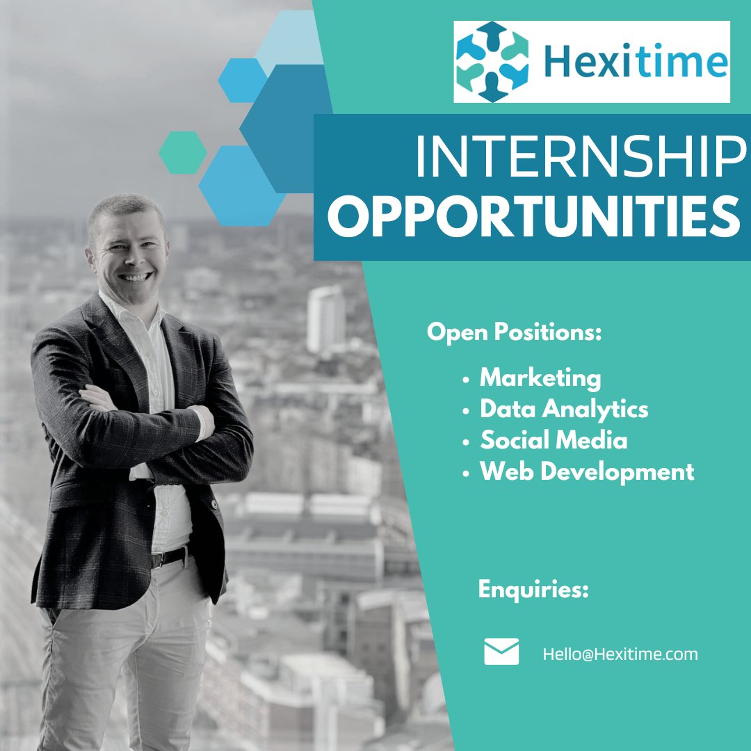 Exciting news!! 
We are hiring interns! Please email us or visit our career page to learn more. 
hexitime.com/careers
#hiring #intern #internship