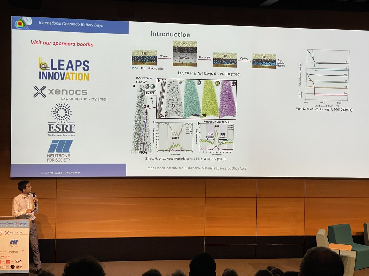 Grain boundaries talk by Leonardo Aota from Baptiste Gault group @bat__go