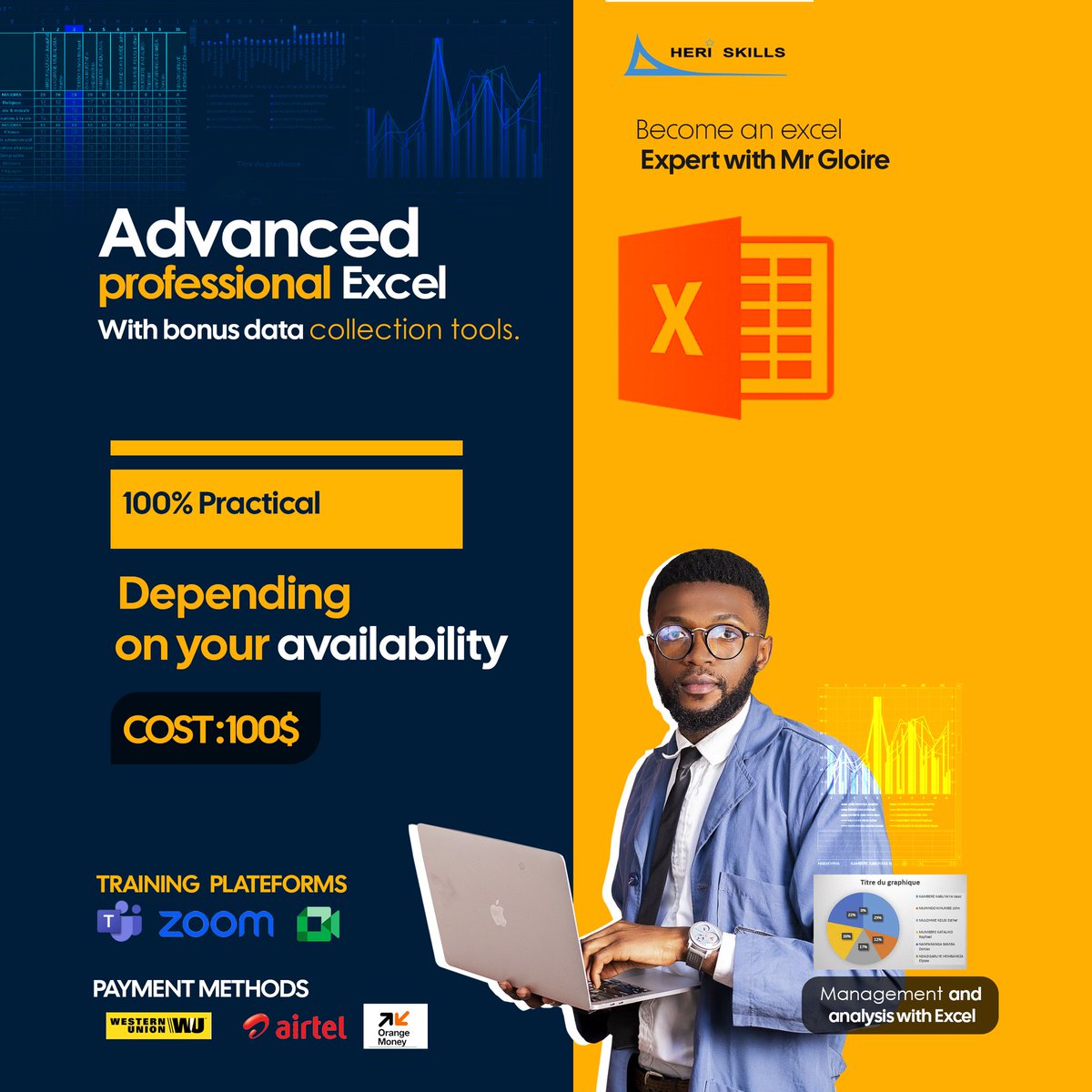 gloiremufungiz's tweet image. Don't wait, here's your chance to become an Excel expert.
here is the registration link : forms.gle/LWR1xdi3d3kB4P…
#excel #advancedexcel #excellearn @LemoissonMetre @mwafrika_josue @heri_skills @eastAfrikanews @Rwanda @AfrikParliament