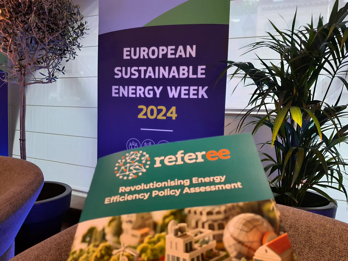 ProjectReferee's tweet image. The REFEREE session at #EUSEW2024 is now starting! 
We are very excited to discuss #energyefficiency and challenge our speakers with our policy assessment tool!

To watch it live and interact with us: interactive.eusew.eu/eusew-2024/liv…