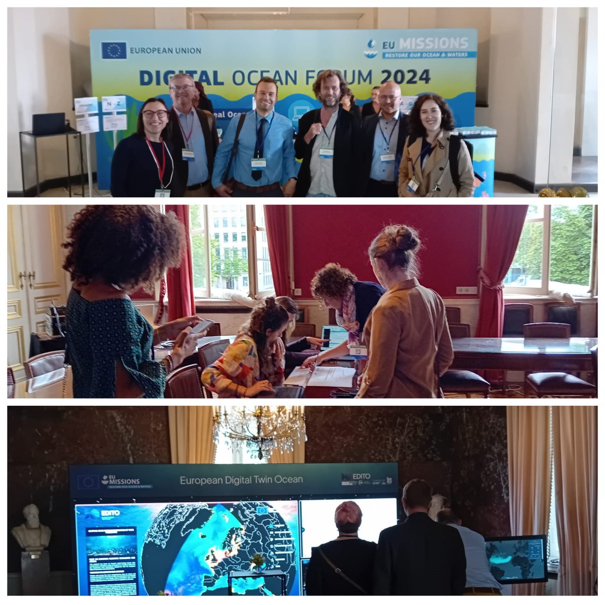 🌅 Good morning from #DOF2024 in Brussels! We're getting ready to welcome 70+ #EUProjects contributing to the #EUDTO co-development. Get ready to explore groundbreaking #oceandata-driven innovations and solutions!
<a href="/HorizonEU/">Horizon Europe 🇪🇺</a> <a href="/EUScienceInnov/">EU Science & Innovation 🇪🇺</a> <a href="/EU_MARE/">EU Maritime & Fish</a>   <a href="/eumissionocean/">EU Mission Ocean</a> <a href="/defis_eu/">EU Defence and Space</a>