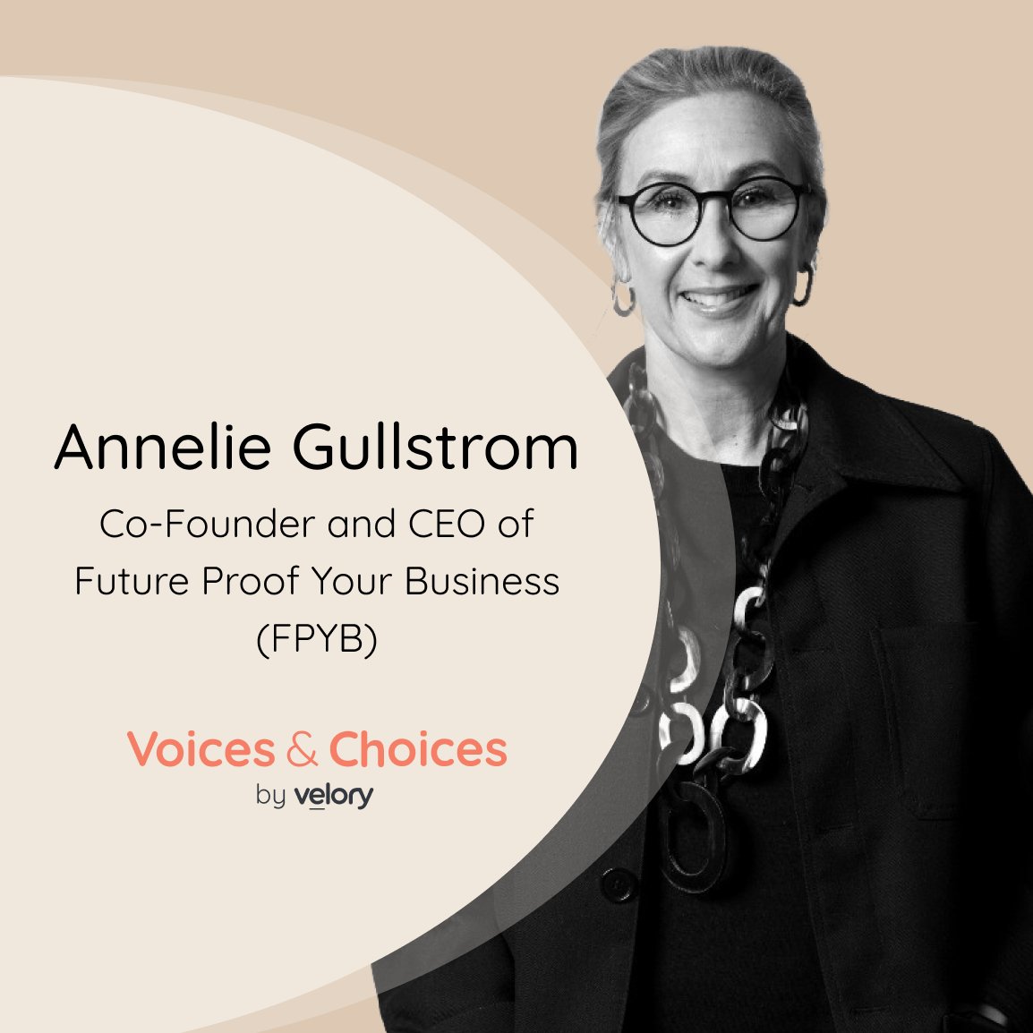 veloryofficial's tweet photo. Our 18th #VoicesandChoices features Annelie Gullström, CEO &amp; Co-Founder of FPYB - Future Proof Your Business. She shares her insights on balancing remote &amp; in-office work, apps &amp; tools she relies on and tips for integrating #AI into her daily tasks. 

> https://t.co/efJpeGiXbE https://t.co/wg5mg2zdNS