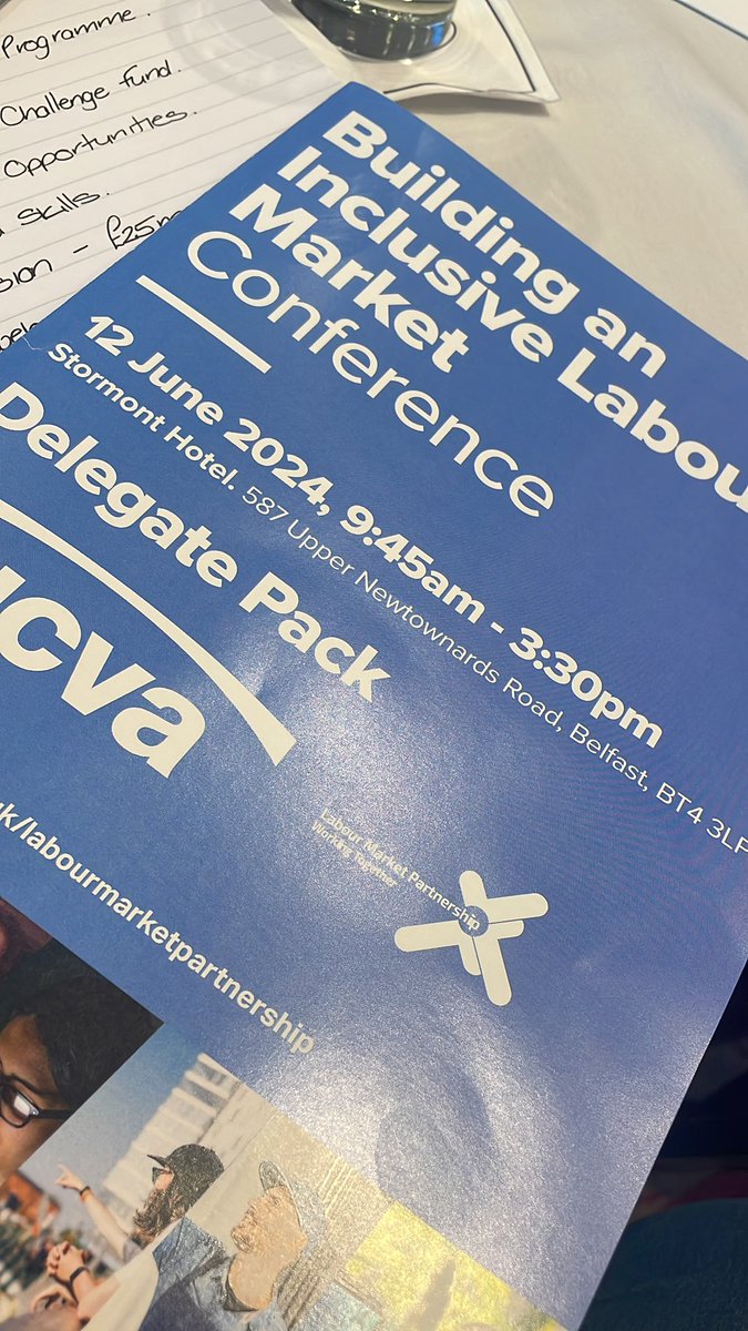 glendadavies's tweet photo. Delighted to be attending the @NICVA #inclusivelabourmarket conference today as we ‘start with the end in mind’ in terms of thinking in the transitions piece from education! Great to hear the role of Voluntary/Commuity/Social Enterprise sector #valueoursector #InclusionMatters https://t.co/djYjhBKhad