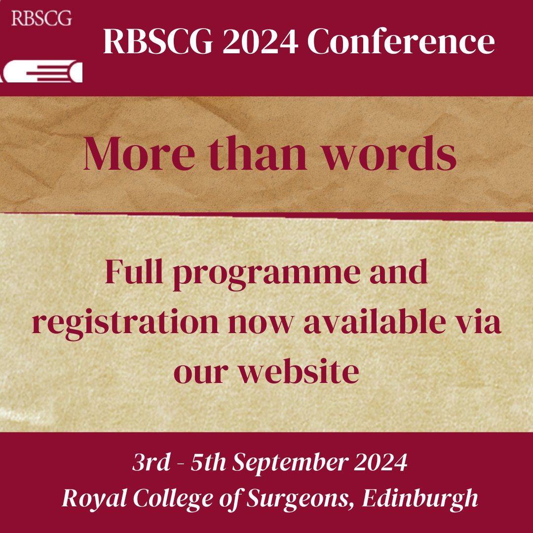 CILIP Rare Books and Special Collections Group tweet media