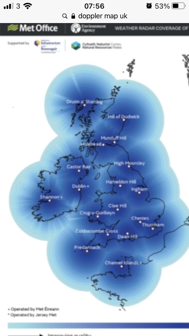 IonisedSkyWatch's tweet photo. @JECPDS @metoffice Yes well Prestwick will also have #DopplerRadar as has GLA EDI + Cumbernauld airport, add on several mili Doppler sites and the Metoffice Doppler sites and you could conclude that our lower atmosphere is being ionised / Microwaved into a thick blanket of steam! #LookupWakeup #NWO https://t.co/RLPWFwSwmq