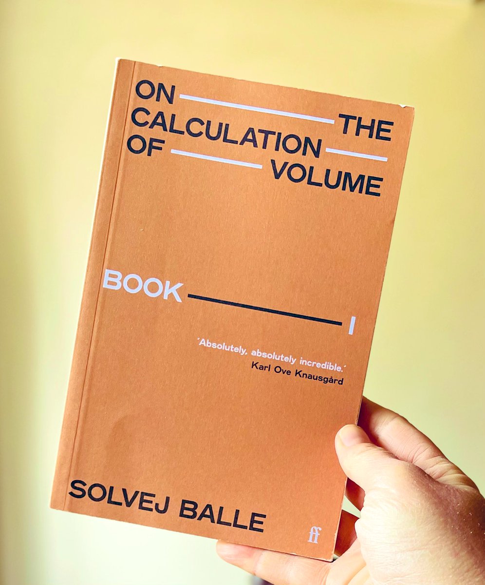 yearsofreading's tweet photo. Thank you very much to @laurennicoll_ and @FaberBooks for my copy of #OnTheCalculationofVolume by #SolvejBalle tr by Barbara J. Haveland which is out in November.
I love the premises of a woman who falls through the cracks of time, and this is the first of three volumes. https://t.co/g5ho0GwD6T