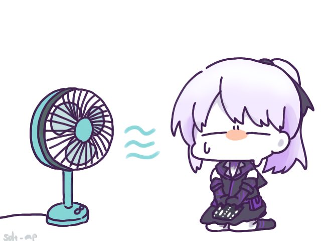 「あつぅい 」|花梨(かりん)。@仕事と原稿中のイラスト