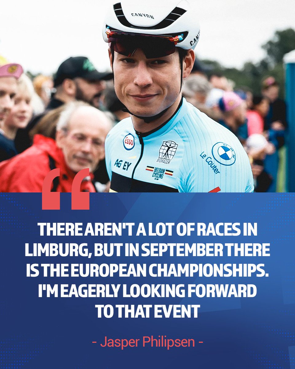 You’re not the only one looking forward to it Jasper! 😎 #Limburg2024 #EuroRoad24 #FLCS

🎙️: Sporza