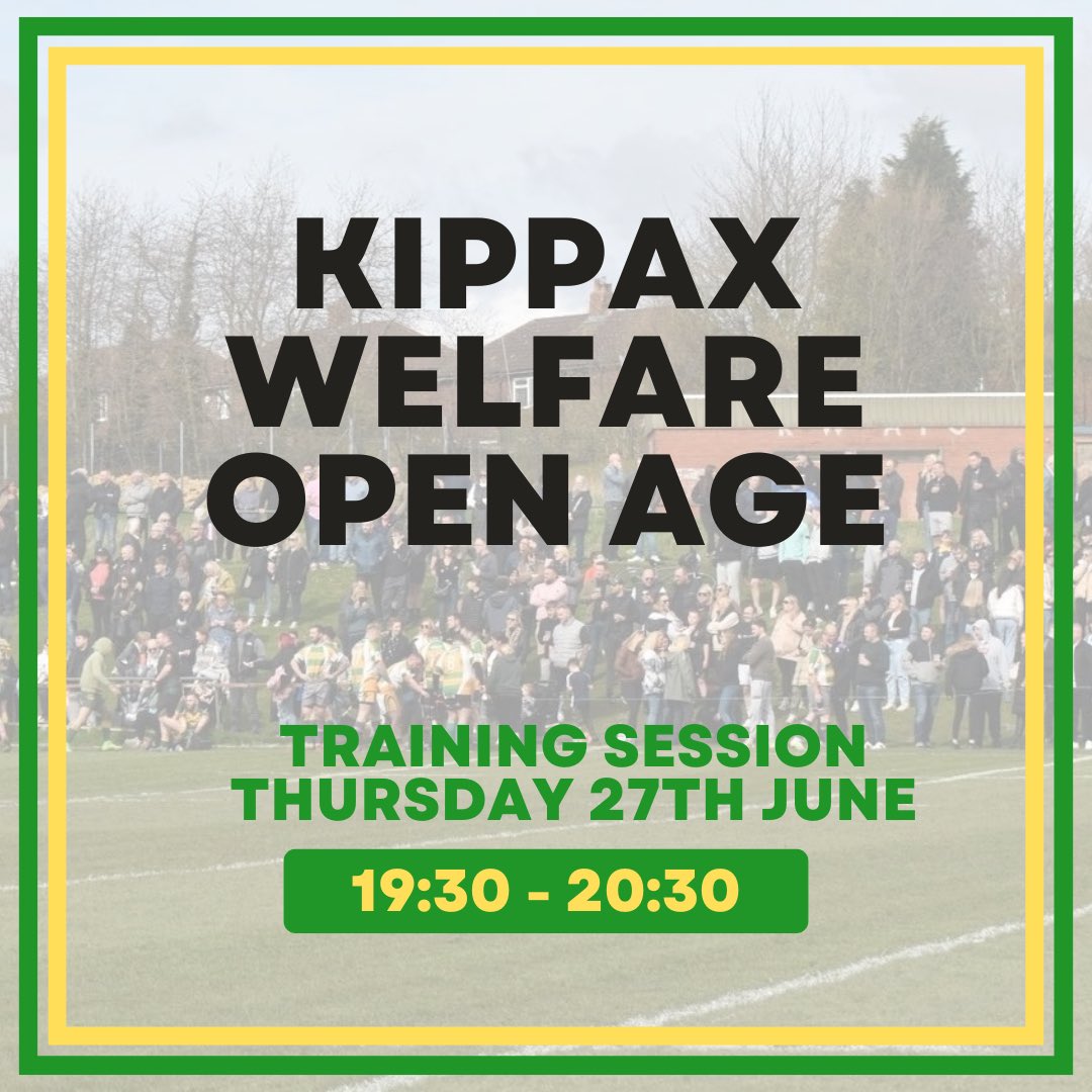 It’s time to get Kippax Welfare back on the open age map. Let’s go!

Countless number of people working tirelessly behind the scenes to get us back up and running.

WE BACK 👊🏻